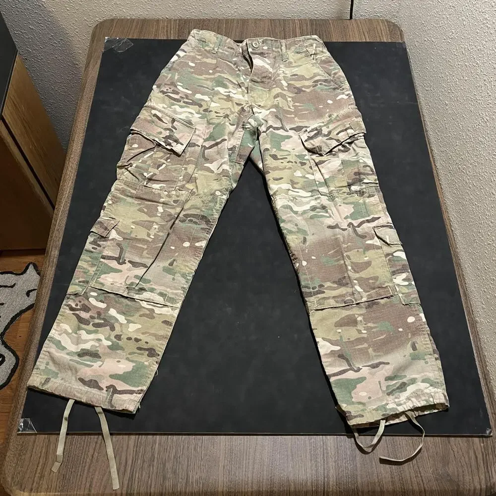 Propper Army Combat Uniform Multicam FR Ripstop Cargo Pants Men Camo Small Short